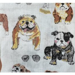 BULLDOG FEHÉR ALAPON ORVOSI/MŰTŐS SAPKA