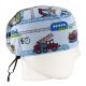 GYEREKES MUNKAGÉPEK FEHÉR ALAPON ORVOSI/MŰTŐS SAPKA