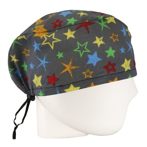 COLORSTAR SZÜRKE ALAPON ORVOS/MŰTŐS SAPKÁK